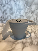 Load image into Gallery viewer, SkyDome Grey Silicone Snack Cup
