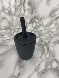 Training Silicone Cup with Straw